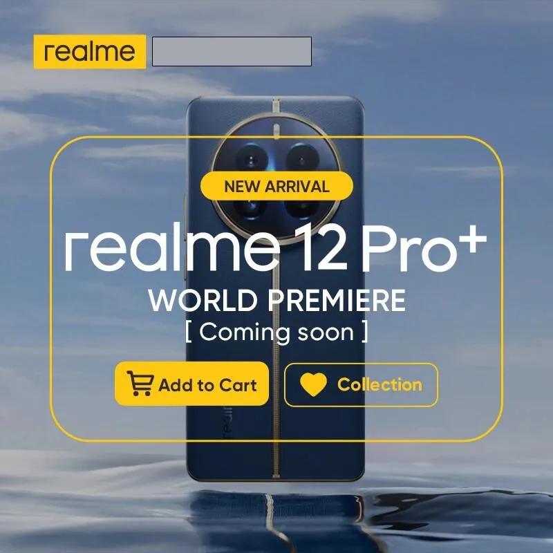 Realme 12 Pro Plus 巡 7s 2  Ÿھ 5G Ʈ, 6.7 ġ ȭ, 64MP ī޶, NFC 5000mAh ͸,  ̾
